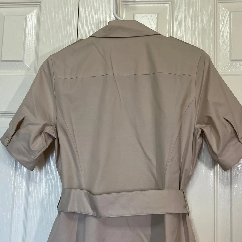 Brooks Brothers Cotton Belted Safari Shirt Dress Sz 8 - Picture 8 of 12